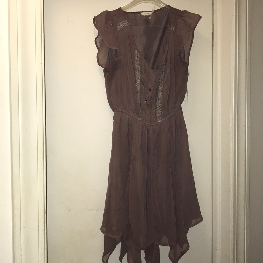 Pale purple dress